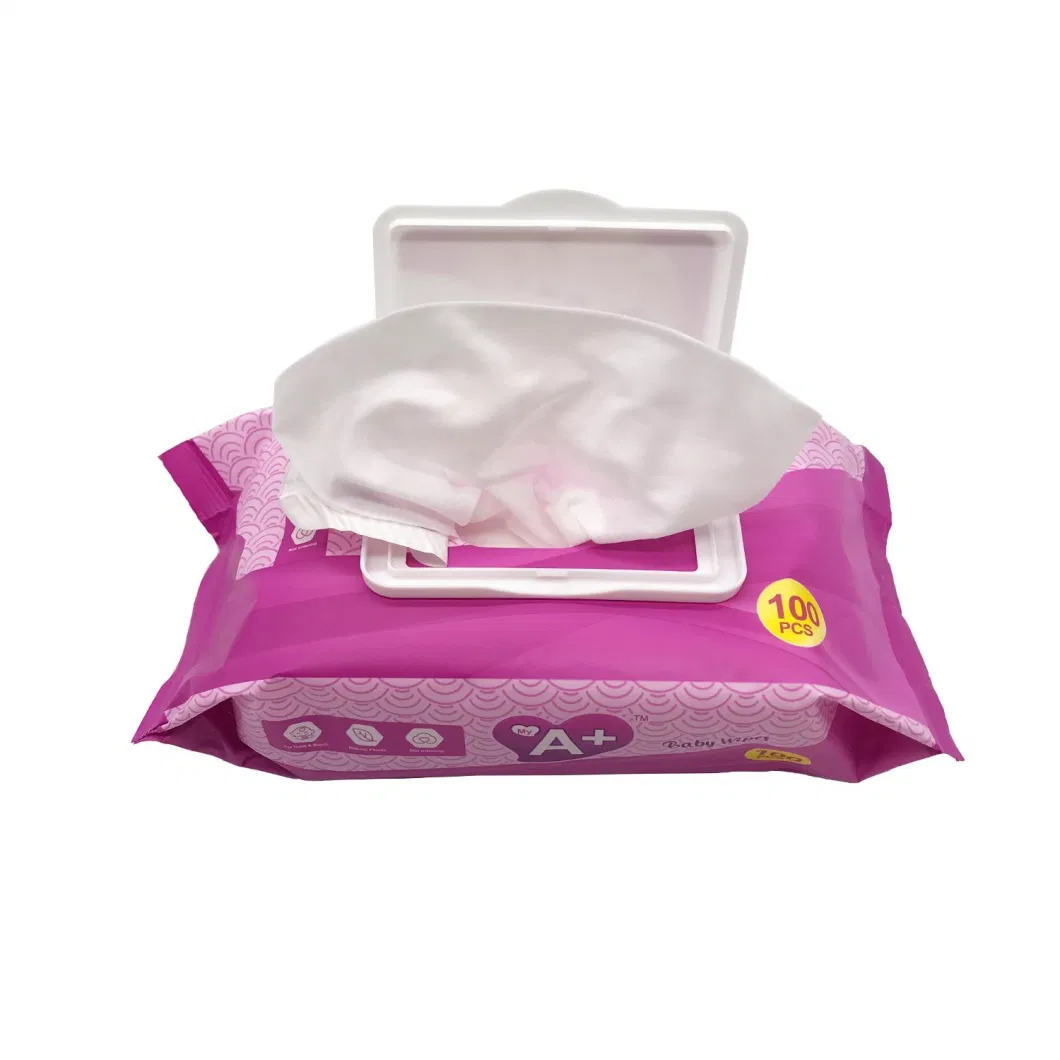 Custom Wet Wipes Factory Wholesale Cheap Alcohol Free Wet Towel Disposable Cleaning Baby Wet Wipe