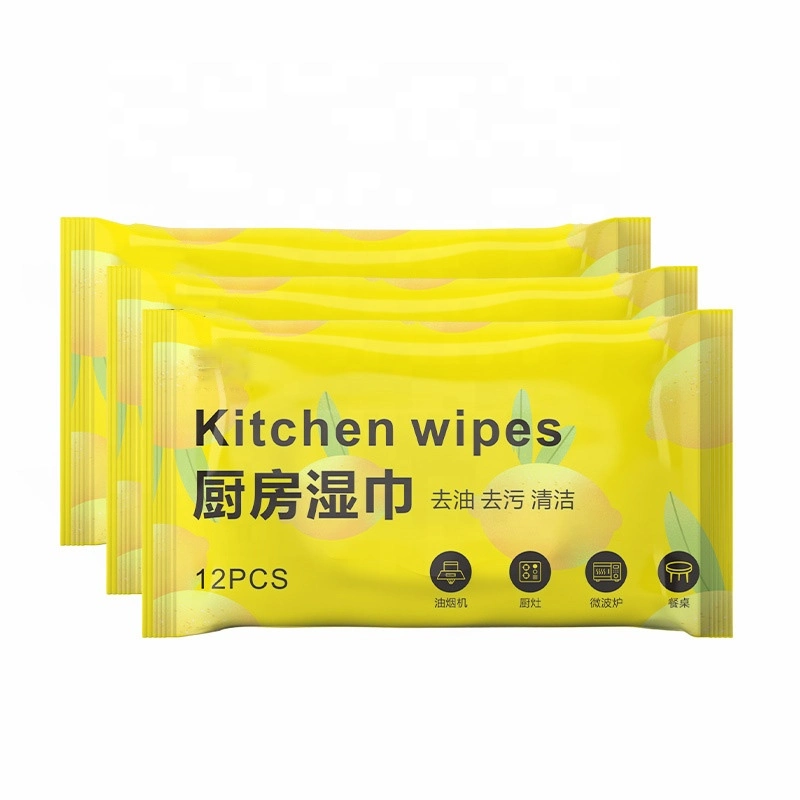 Nonwoven Spunlace Kitchen Wet Wipe Cleaning Wet Tissue